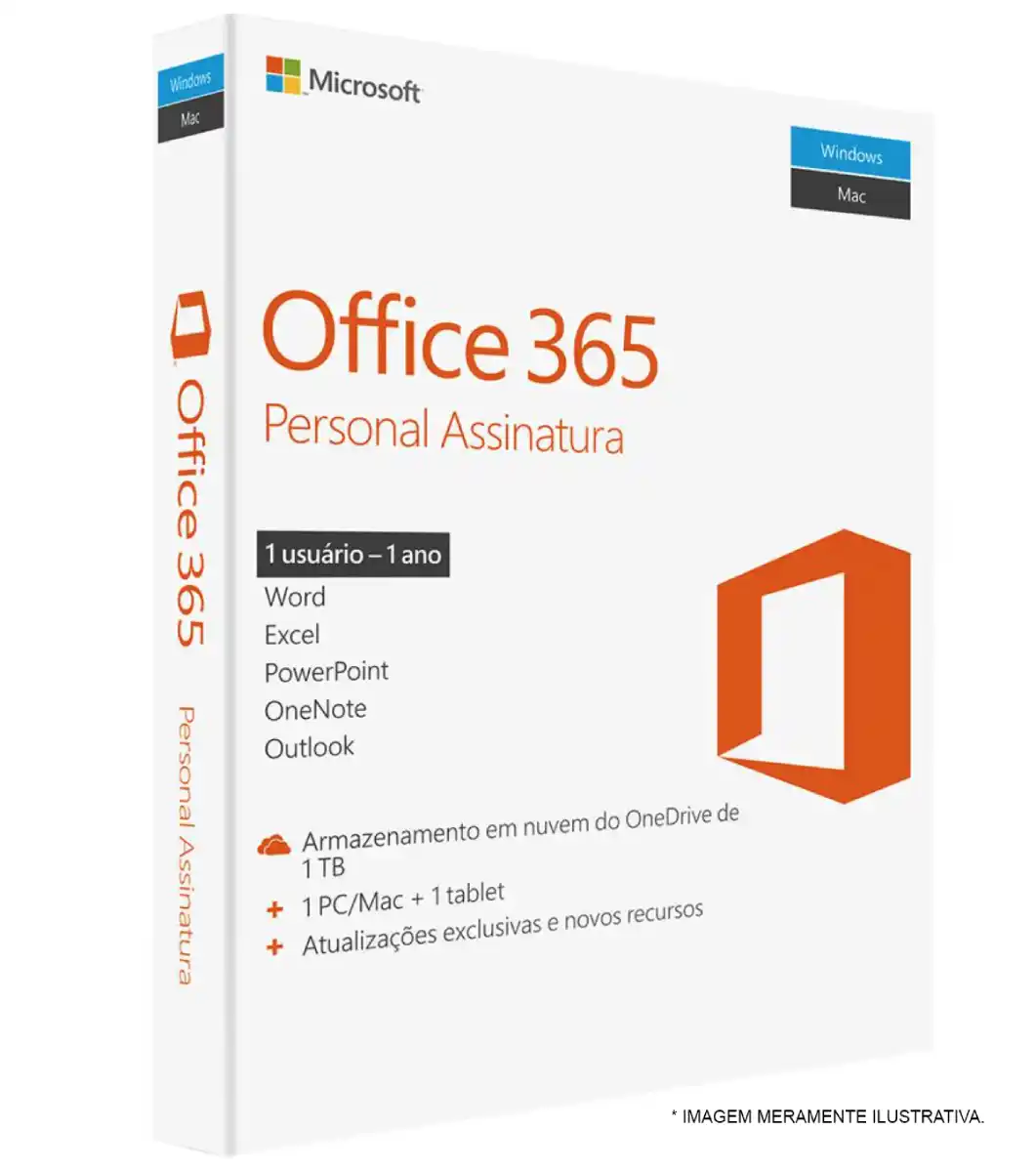 Comprar Microsoft Office 365 Personal - Assinatura 1 Usuário